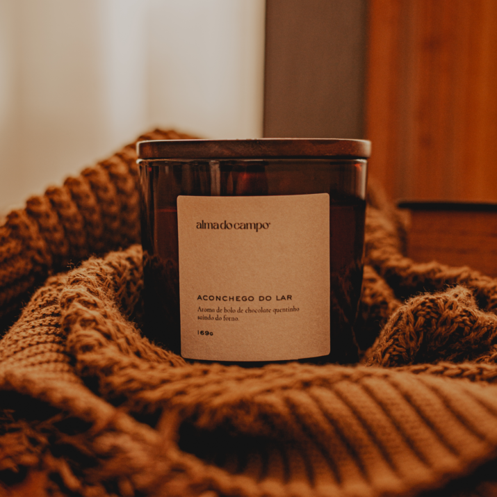 Vela Aromática 169g – Aconchego do Lar
